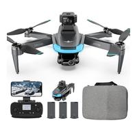 X-Verse KF110MAX Drone avec caméras 4K moins de 250 g, évite les obstacles à 360°, double caméra + EIS, GPS quadricoptère pliable avec moteur sans balais, C0, 22 minutes de temps de vol, 3 batteries