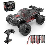 X-Verse KF18 Voiture télécommandée 1:14, sans balais, 70 km/h, 2,4 GHz 4 WD, tout terrain, tout-terrain, truggy radiocommandée, pour adulte, 3 piles, noir