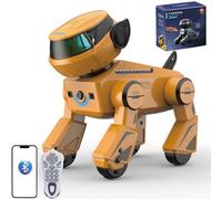 X-Verse Robot radiocommandé pour enfants - Parole et interaction - Danse programmable - Musique - Cadeau pour garçons et filles de 3 à 12 ans (orange)