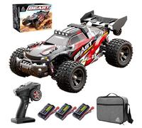 X-Verse SG118MAX 1:18 Voiture télécommandée, 60 km/h RC haute vitesse imperméable tout-terrain avec moteur sans balais, 4WD Off Road Race Buggy pour adultes, 3 batteries