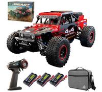 X-Verse SG202MAX Voiture télécommandée 1:20 55 km/h RC sans balais 4WD tout-terrain Truggy Truck Crawler pour adultes et enfants 3 batteries