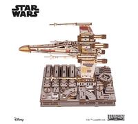 UGEARS Star Wars™ X-Wing Starfighter™ Puzzle 3D Bois - Maquette Bois Adulte à Construire - Puzzle 3D Adulte - Kit Créatif DIY Star Wars Cadeaux Maquette à Exposer