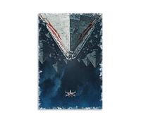 X Wing - Impressions sur toile aquarelle du film Star The Wars - Décoration murale pour chambre à coucher, salle de bain - 30 x 45 cm