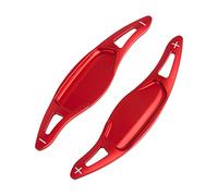 x xotic tech Extensions de palette de levier de vitesse en aluminium CNC rouge - Accessoires de décoration compatibles avec Kia Stinger 2018, 2019, 2020, 2021, 2022, 2023