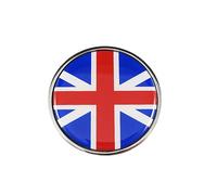 x xotic tech Xotic Tech 3D Emblème de calandre de pare-chocs avant avec support Drapeau britannique Compatible avec Mini Cooper R50 R55 R56 R57 R58 F54 F55 F56 F57 F60 R60 R61 Clubman Hatchback