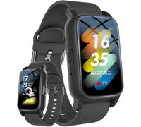 X&Z-XAOY Smart Watch avec Une Détection d'automne, GPS, Appel SOS Systèmes D'alarme d'automne pour Les Seniors Tracker Watch pour La Démence Alzheimer(Black)