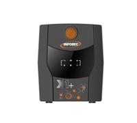 INFOSEC UPS SYSTEM Onduleur X1+ 2200 VA Line Interactive 4 prises FR/SCHUKO Noir Garantie 2 ans