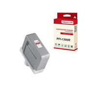 - x1 Cartouche compatible pour Canon PFI1300 PFI-1300R Rouge 0819C001