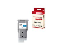 - x1 Cartouche compatible pour Canon PFI320 PFI-320C Cyan 2891C001