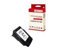 - x1 Cartouche compatible pour CANON PG-512 XL PG-512XL Noir 2969B001/2970B001