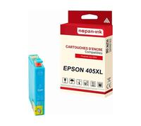 - x1 Cartouche compatible pour EPSON 405 XL 405XL Cyan Valise