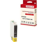 - x1 Cartouche compatible pour EPSON T0711 XL T0711XL Noir Guépard