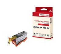- x1 Cartouche compatible pour LEXMARK 100 XL 100XL Noir 14N1068E