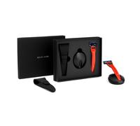 X1 Cooper Red set avec rasoir mécanique, support de rasoir et étui