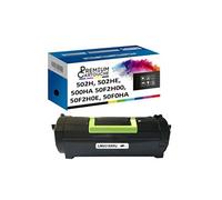 - x1 Toner - 502H 50F2H0E (Noir) - Compatible pour Lexmark MS410 MS410dn MS510 MS510dn MS610 MS610de MS410d MS310
