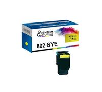 - x1 Toner - 802HC (Yellow) - Compatible pour Lexmark CX310dn, Lexmark CX310dnw, Lexmark CX310n, Lexmark CX410de,