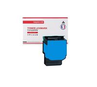 - x1 Toner - 80C2HC0 (Cyan) - Compatible pour LEXMARK
