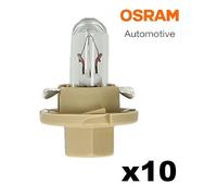 X10 2452MFX6 Osram 1.5W 12V BX8.4d Ampoules Tableau de Bord Éclairage Original