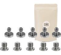 X10 : 5 Vis de Fixation sans Anneau 3/8"" + 5 x 1/4"" pour Appareil Photo DSLR Trépied 3/8 1/4 Pouce Monopode Plateau Rapide-ADAPTOUT Marque FRANÇAISE