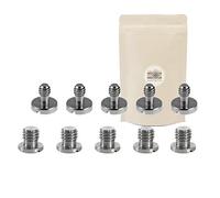 X10 : 5 Vis de Fixation sans Anneau 3/8" + 5 x 1/4" pour Appareil Photo DSLR Trépied 3/8 1/4 Pouce Monopode Plateau Rapide - ADAPTOUT Marque FRANÇAISE