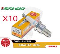 X10 BOUGIES NGK BR9ES POUR DERBI BOULEVARD 50 2013