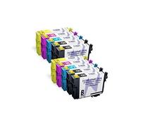 - x10 cartouches Epson 16XL compatibles (4 Noir, 2 Cyan, 2 Magenta, 2 Jaune)