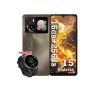 X100 - 16Go RAM (8+8 virtuelle), 256Go extensible 1To, caméra 64MP, Android 15 - Noir + BEATBOX