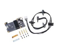 X1009 Carte d'extension PCIE pour 5 connexions 5B jusqu'à 5 disques simultanément prend en charge le contrôleur de transfert de données 5 Gbit/s