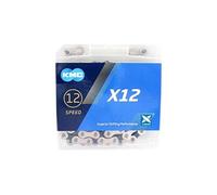 X12 Bicycle Chain 126 Silver Silver / Black Chess