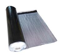 X1NGFU Bande D'étanchéIté En Bitume Autocollante,Ruban de Papier D'aluminium,Imperméable Rouleau étanchéité de Toiture,pour Fuite de Toit,Fissure de Surface,largeur X Longueur (0.5x8m)