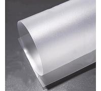 X1NGFU Brise-Vue pour Balcon,PP Plastique Écran Vent,Translucide Couverture de Confidentialité,écran de Clôture en Feuille De Plastique Acrylique Givré,pour Patio,avec Serre-câbles (1x1.5m)