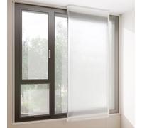 X1NGFU Kit D'isolation de Fenêtre pour l'hiver,Film de Fenêtre en Plastique Translucide EVA,Protection Contre le Froid,Isolation Thermique,pour Salon Chambre,Personnalisé (70cm x 220cm)