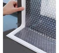 X1NGFU Kit D'isolation de Fenêtre pour L'hiver,Film Thermique de Fenêtre,Rideaux Isolant,Protection Contre Le Froid,Couverture de Fenêtre,pour Salon Chambre,Personnalisé (235cm x 120cm)