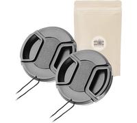 X2 77 mm Quality Lens Cover Cap with Front Closure Clip for 77 mm Diameter Lens Compatible with All Brands Cameras