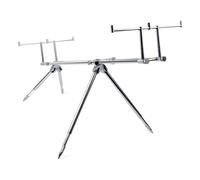 X2 Axis Rod Pod 3 Cannes - Réglable jusqu'à 116 cm - 4 Pieds Réglables - Aluminium - Support Cannes Carpe - Stable et Compact