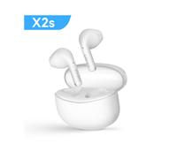 (x2 Blanc) Écouteurs sans fil X2 TWS, Bluetooth 5.1, assistant vocal, haut-parleur de 13 mm, commandes