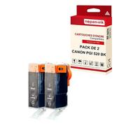- x2 Cartouche compatible pour CANON 520 XL 520XL Noir 2932B001