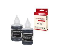 - x2 Cartouche compatible pour Canon GI590BK 1603C001 GI590 Noir