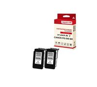 - x2 Cartouche compatible pour CANON PG-545 XL PG-545XL Noir 8286B001/8287B001