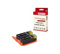 - x2 Cartouche compatible pour CANON PGI 580 XL PGI 580XL Noir 1970C001