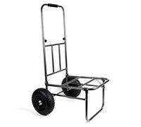 X2 Chariot de Transport pour pêcheurs - Spacieux & Pliable - Poignée Extensible - Pneus pneumatiques - Transport Facile de l'équipement de pêche - Chariot de Plage 100x40x31cm