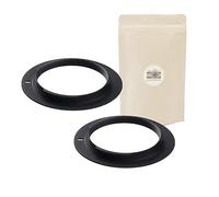 X2 M42 AI Bague D'ADAPTATION Objectif M42 vers BOITIER AI F AI-F Adaptateur 100% Métal pour Toutes Montures Appareil Photo Compatible Nikon F