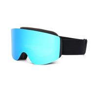 X2 Masque de ski/snowboard avec lentille magnétique amovible Ice Blue - Protection UV400, double lentille anti-buée et étui rigide de luxe