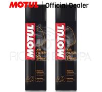 X2 Motul A2 Huile Lubrifiante Spray Filtre À Air Éponge Moto Cross Enduro 400 Ml