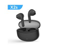 (x2 Noir) Écouteurs intra-auriculaires X2 TWS sans fil Bluetooth 5.1 avec assistant vocal, haut-parleur