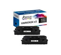 - x2 Toners - 106R03624 (Noir) - Compatible pour Xerox Phaser 3330 Xerox WorkCentre 3335 Xerox WorkCentre 3345