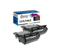- x2 Toners - 12A7462 (Noir) - Compatible pour Lexmark X630 X634 T630 T632 T634 X632
