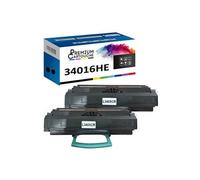 - x2 Toners - 34016HE (Noir) - Compatible pour Lexmark E330 E332 E332n E340 E342nE342tn