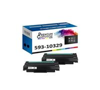 - x2 Toners - 593-10329 HX756 (Noir) - Compatible pour Dell 2335dn 2355dn