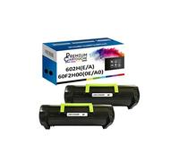 - x2 Toners - 602H (Noir) - Compatible pour Lexmark MX610de MX611dfe MX611dte MX310dN MX410de MX510de MX511de MX5